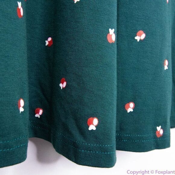 Unique Vintage X GB Green Apple Print Fit And Flare Dress, 0XL - Picture 15 of 16